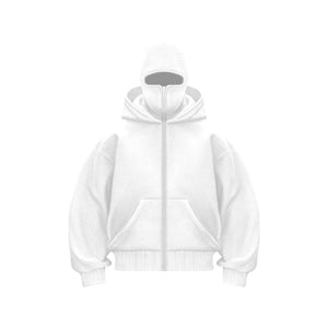 Double Hood Fleece-Lined Sweater