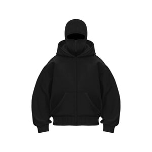Double Hood Fleece-Lined Sweater