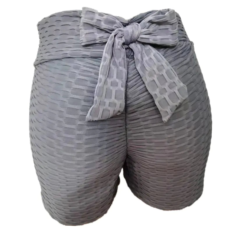 Jacquard Women's Yoga Bubble Sports Shorts